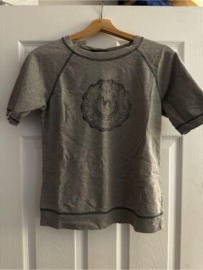 Proenza Schouler Gray Short-Sleeve Graphic Tee